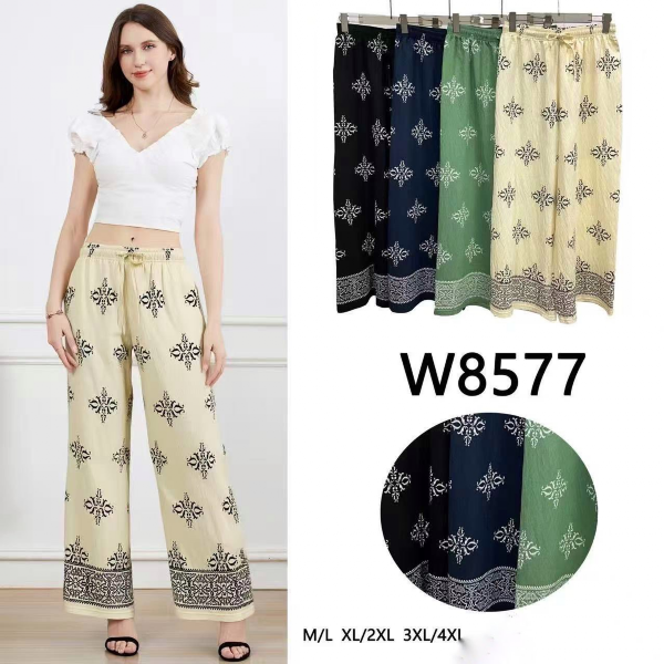 Spodnie damskie Roz M-4XL, Mix Kolor Paczka 12 szt